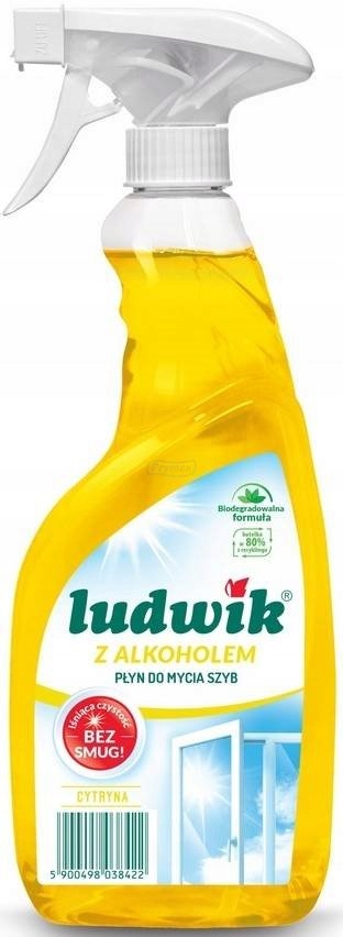 

Ludwik Płyn do Mycia Szyb zAlkoholem Cytryna 600ml