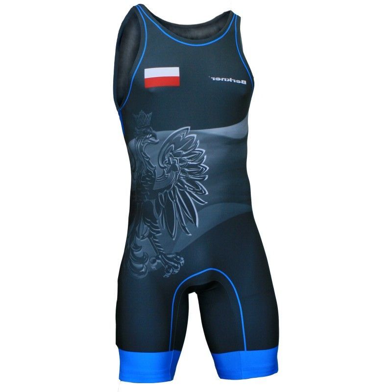 Pánský Zápasnický Kostým, Reprezentativní Eagle Modrý M