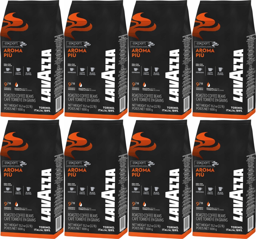 Kawa ziarnista Lavazza Expert Plus Aroma Piu 1 kg x8
