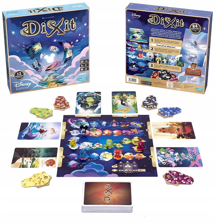 Planszówka Dla Dziecka Gra Planszowa Rodzinna Gra Dixit: Disney Pl, Rebel
