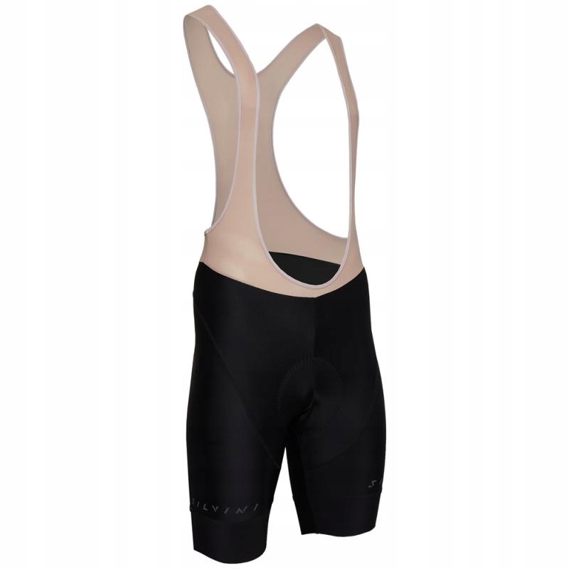 Silvini Kraťasy Suelo MP2426 pánské elatické lacl s vložkou černá-krémová L