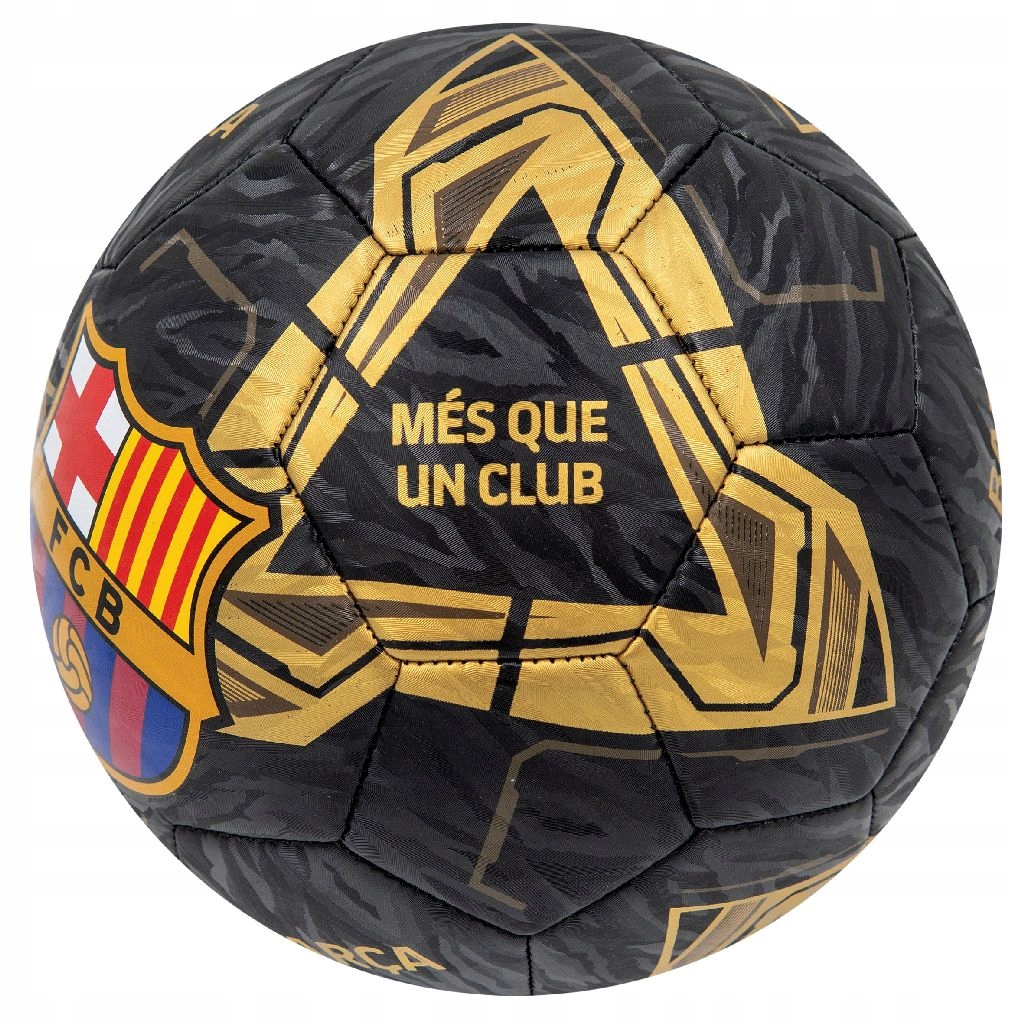 Fc Barcelona Piłka do grania Piłka nożna Fc Barcelona rozmiar 5 czarna gold