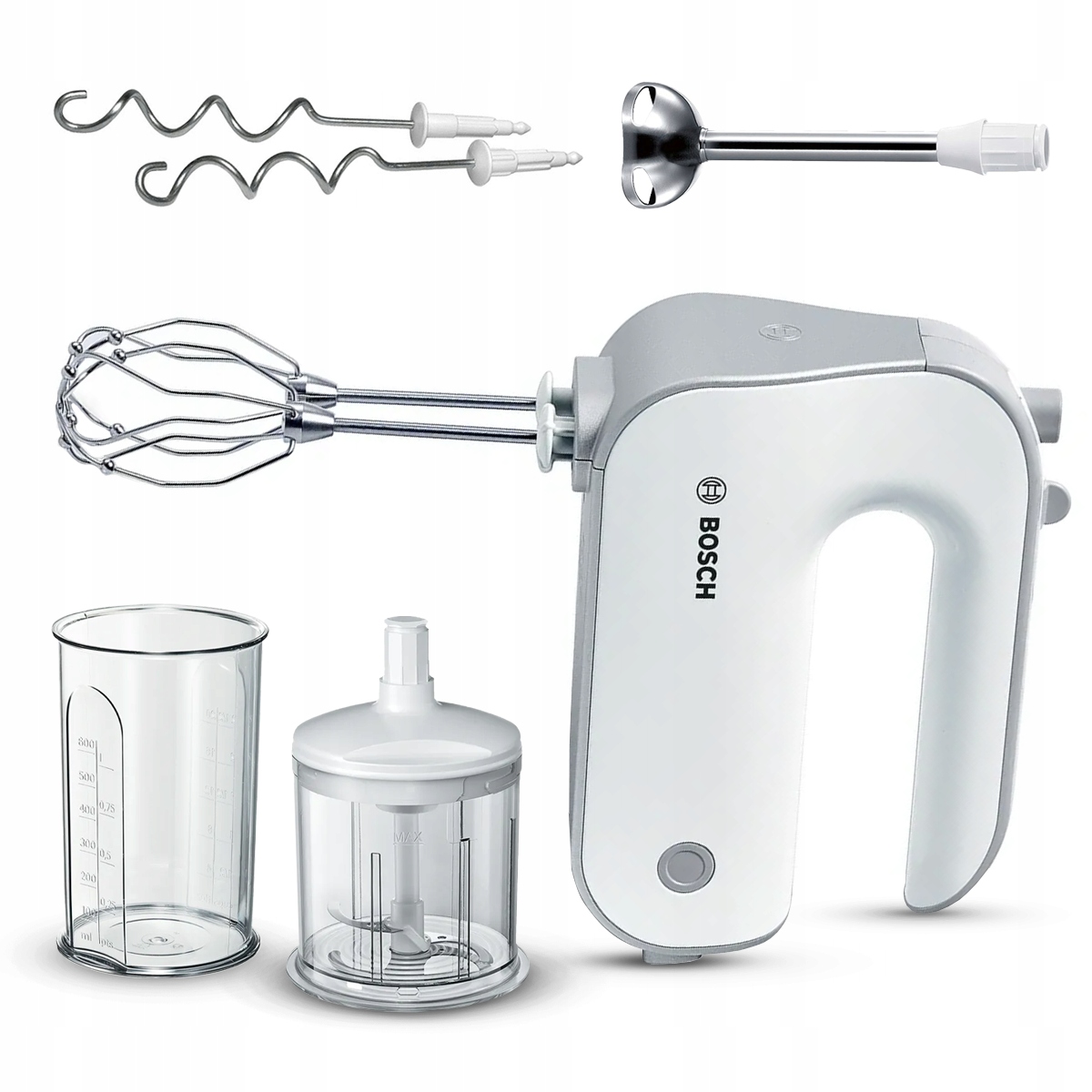 Mikser Bosch Mfq 4080 500W 5 stopni prędkości Lekki Cichy Funkcja Turbo