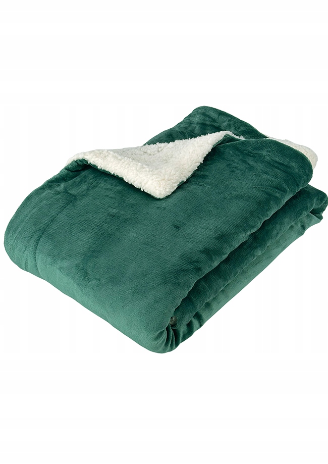 Deka mikrovlákno ovečka/beránek 150x200cm Tmavě zelená