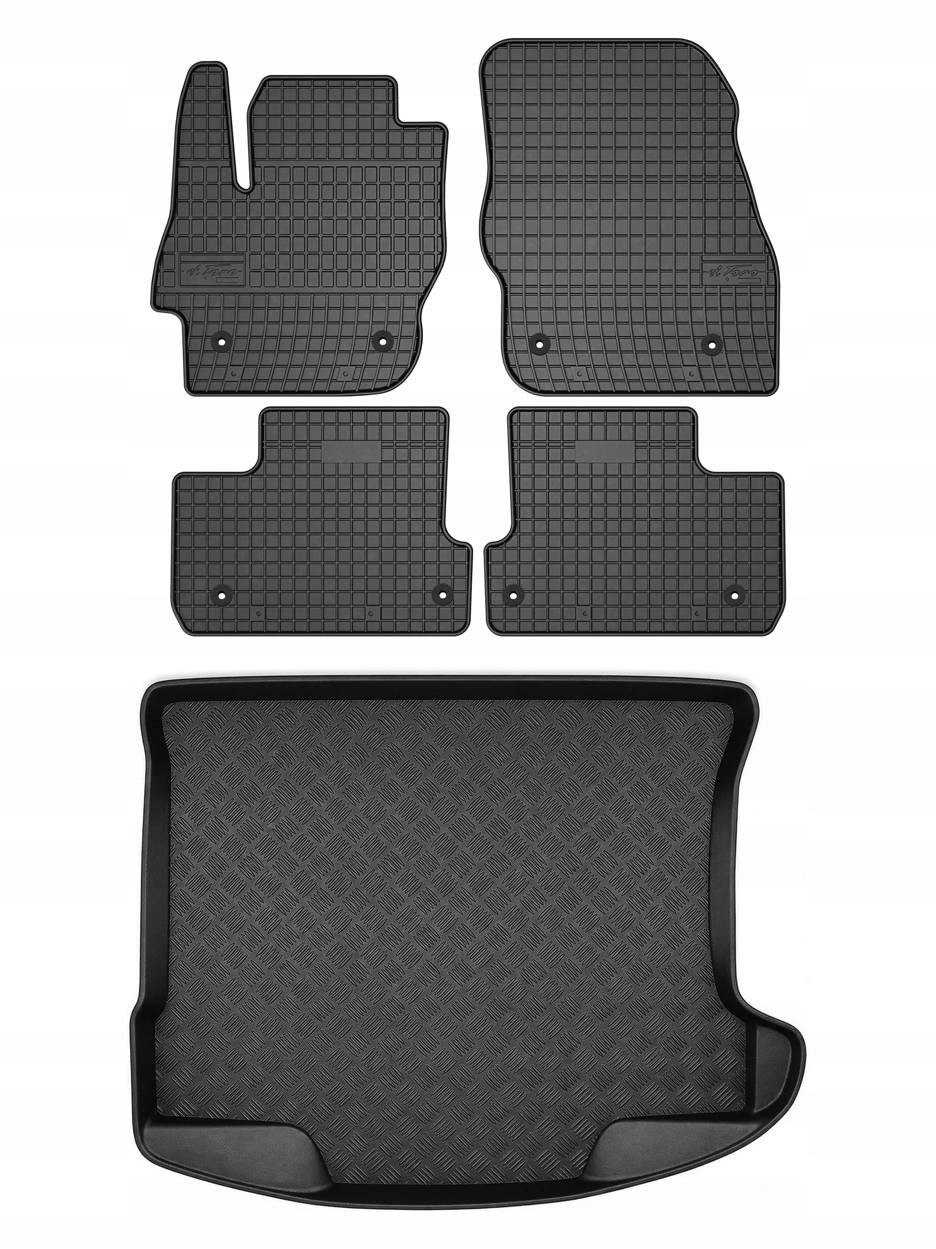 Gumové rohože SolidPRO rohož batožinového priestoru pre: Mazda 3 II Bl 2008-2013 5 el.