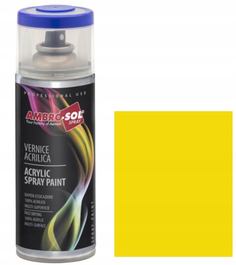 LAKIER AKRYLOWY 400ml ŻÓŁTY KADMOWY RAL1021
