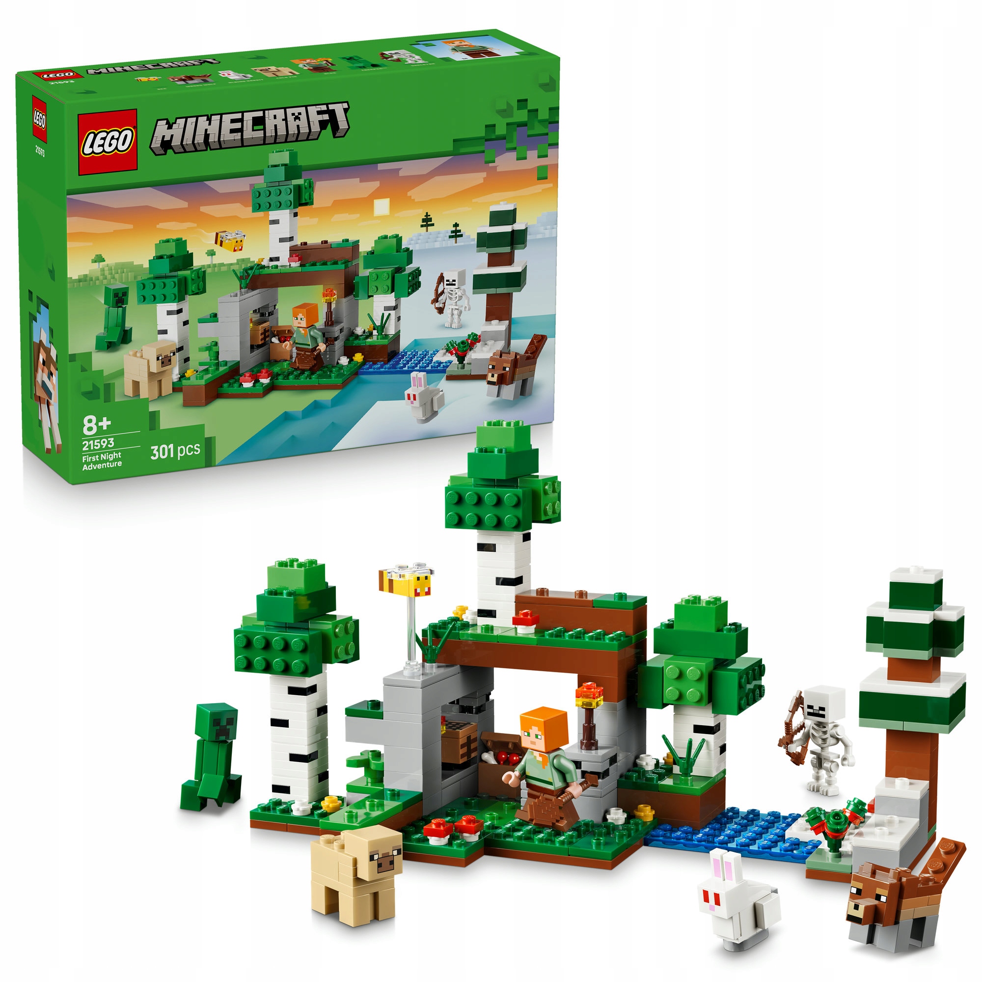 Lego 21593 Minecraft – Přežití první noci