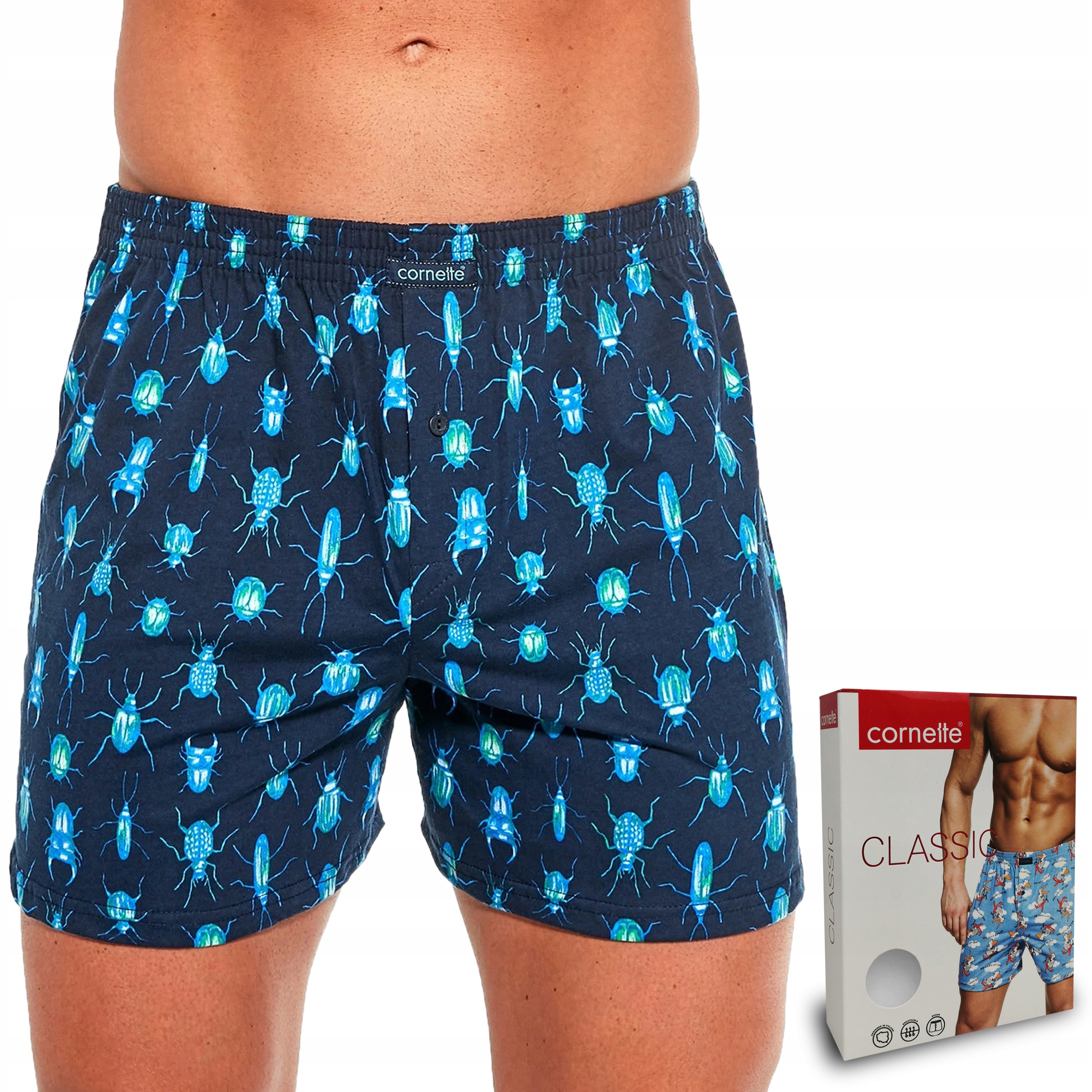 

bokserki Cornette Classic bawełna 001/114 Żuki M