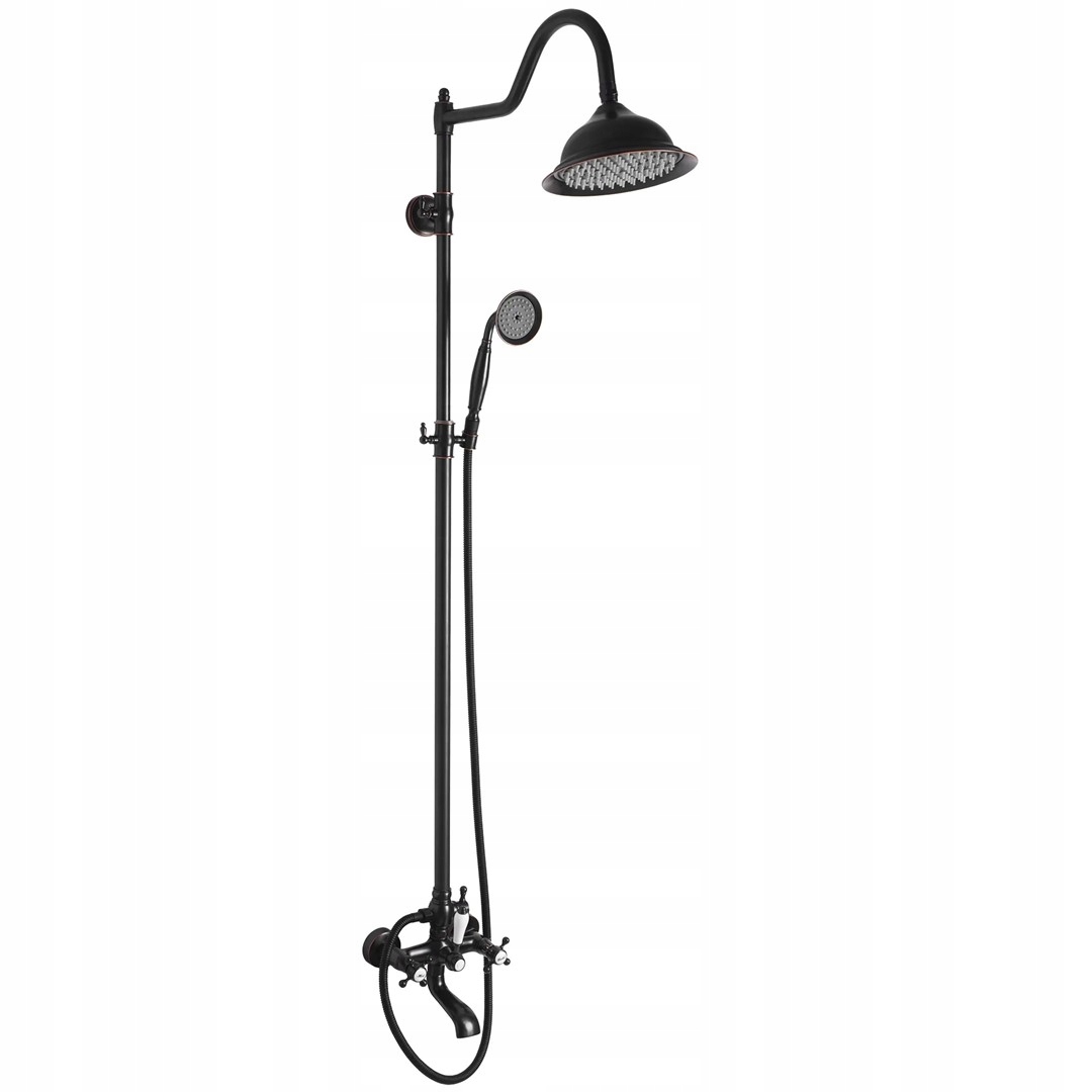 Sprchový set Bergamo čierny – štýl, pohodlie, trvanlivosť