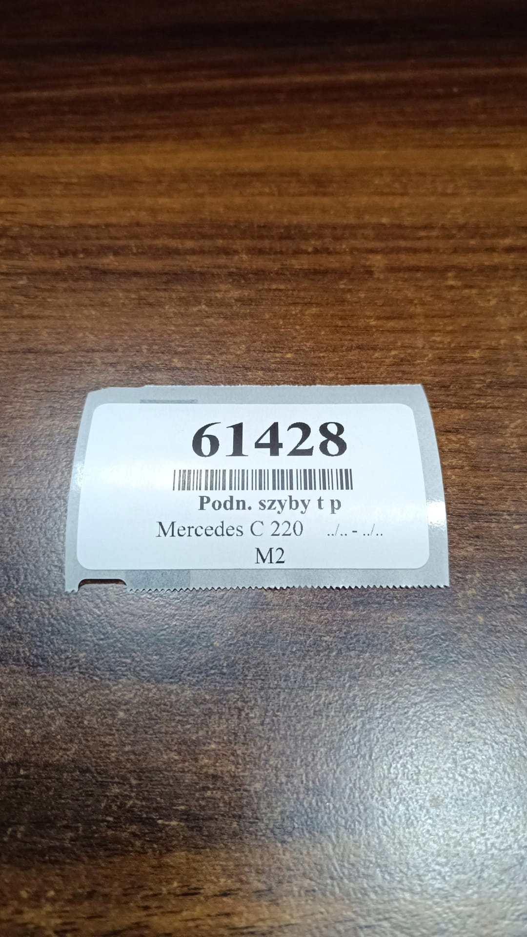 MERCEDES C220 window regulator right rear part