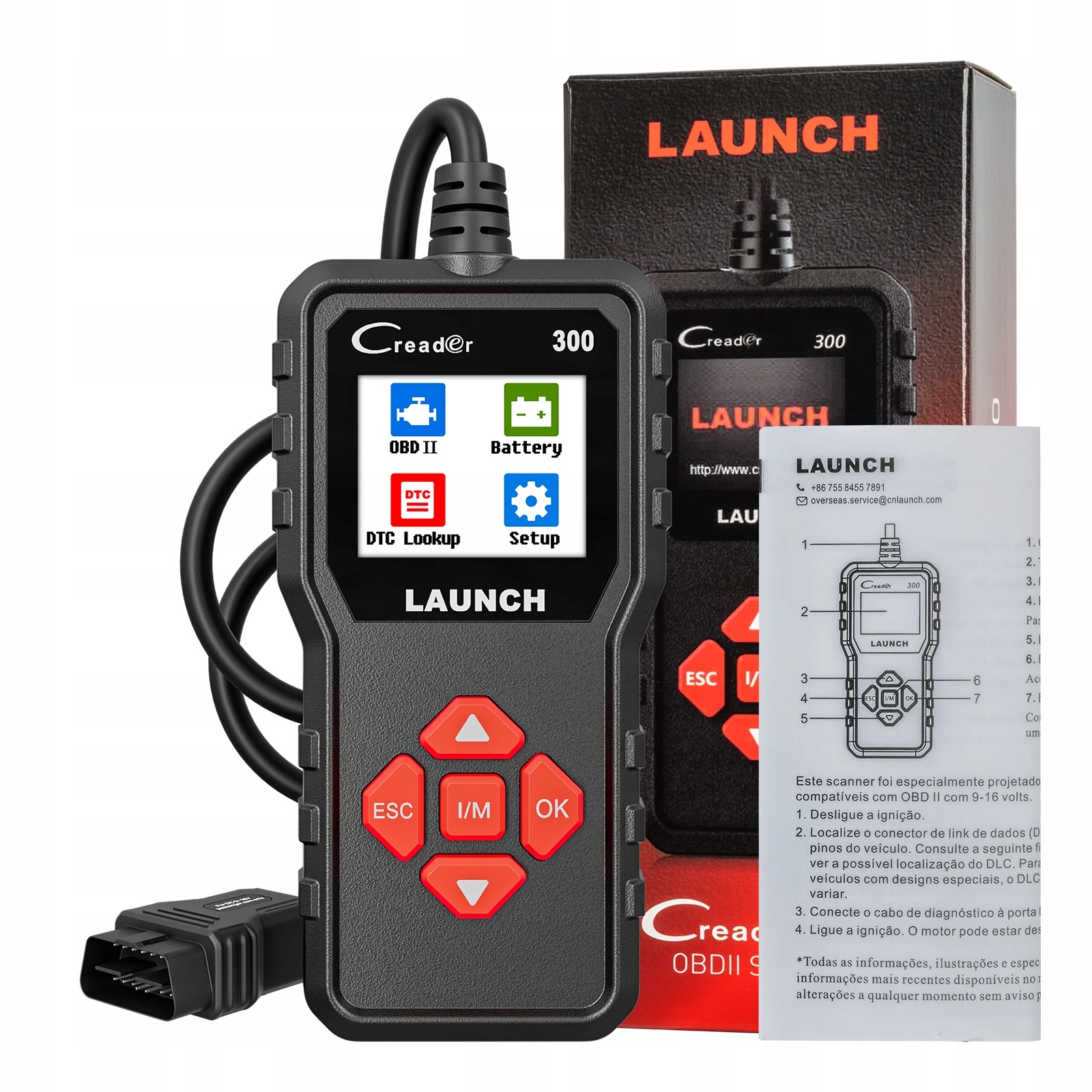Tester OBD2 Launch Creader 300 Poľština Dealer Poľsko