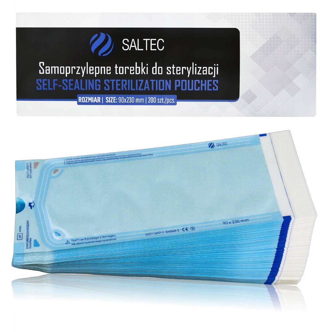

Torebki Do Sterylizacji 90x230mm Steam EtO 200 szt