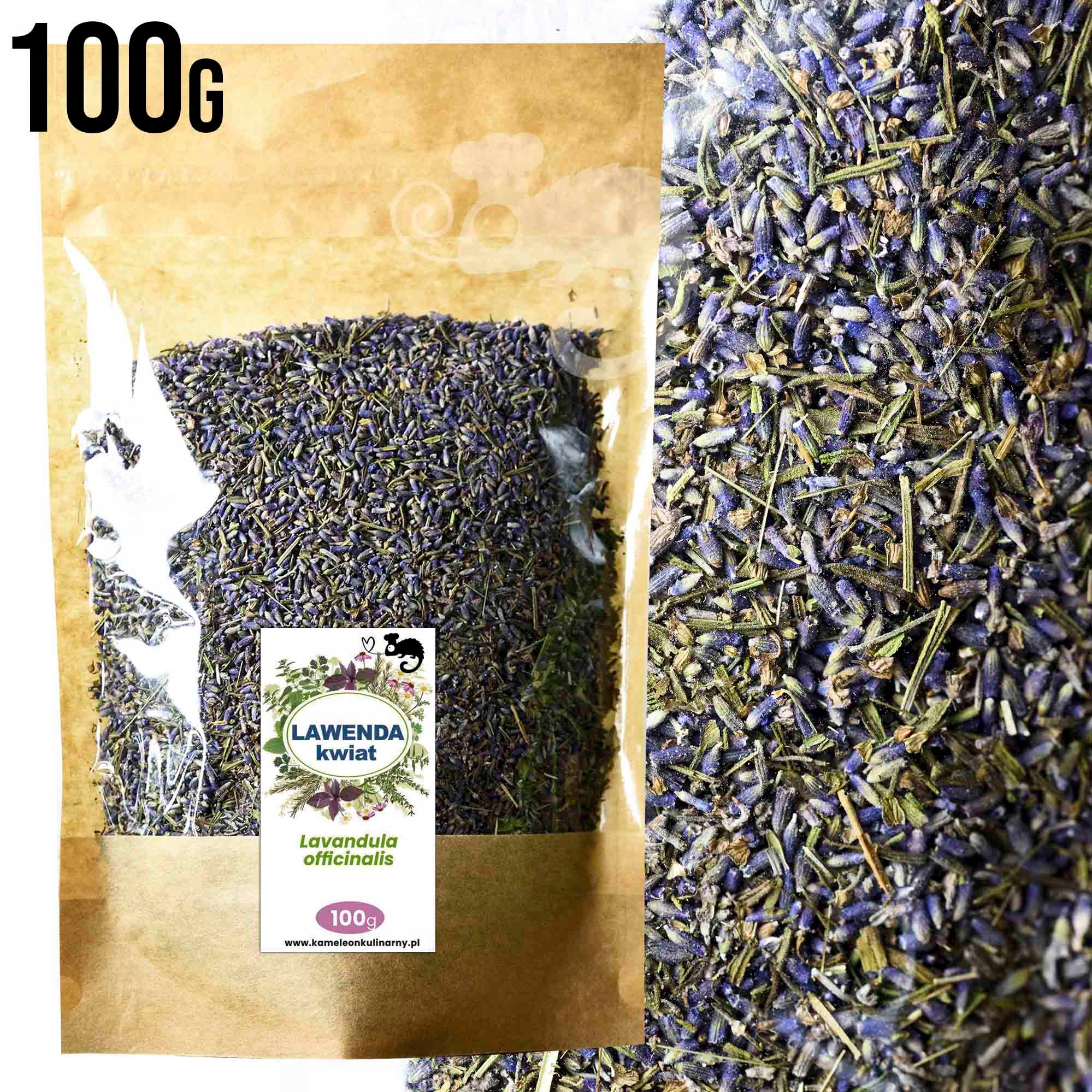 

Lawenda Lekarska kwiat suszona susz na mole 100g