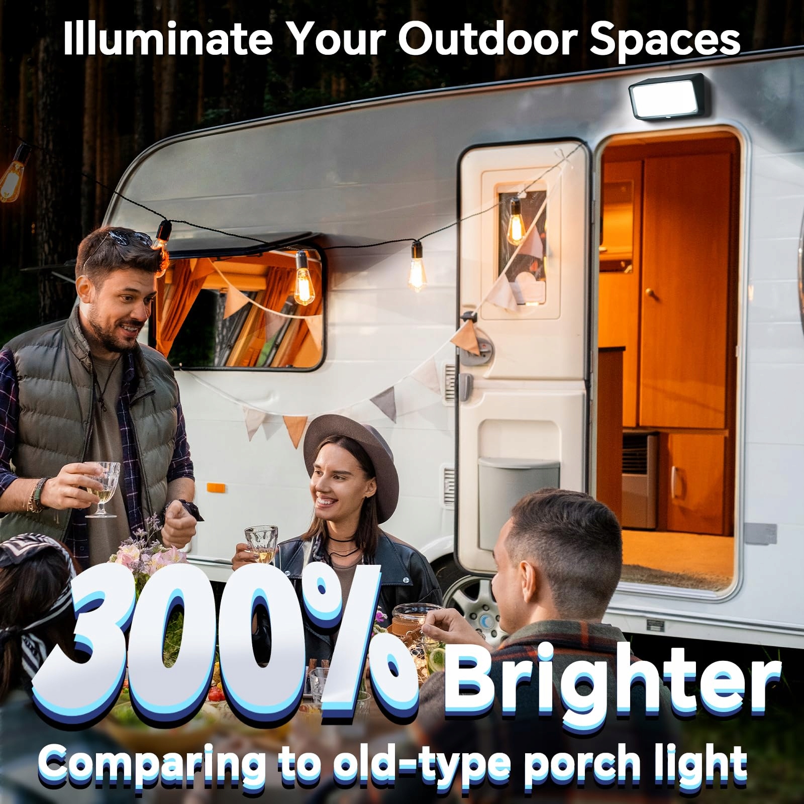 Lampa LED Do Kampera Z Przełącznikiem Trójtrybowa Nano 12V IP65 2Szt ACEGOO — miniatura 3