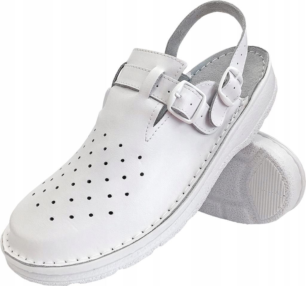 Buty ortopedyczne klapki medyczne skórzane sandały r. 45 Reis