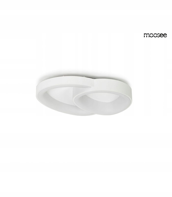 Moosee lampa sufitowa plafon Cells 2 biała