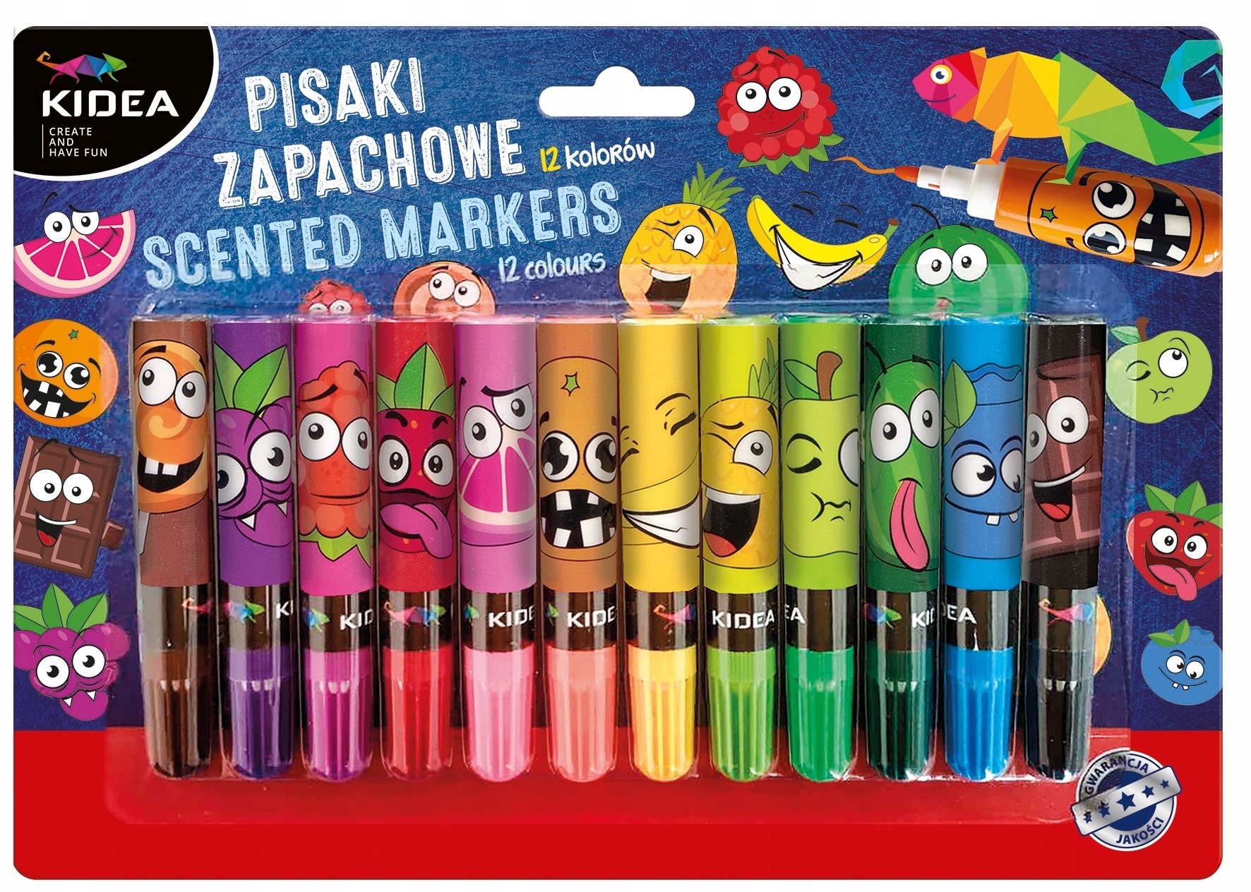 

Pisaki zapachowe owocowe Kidea