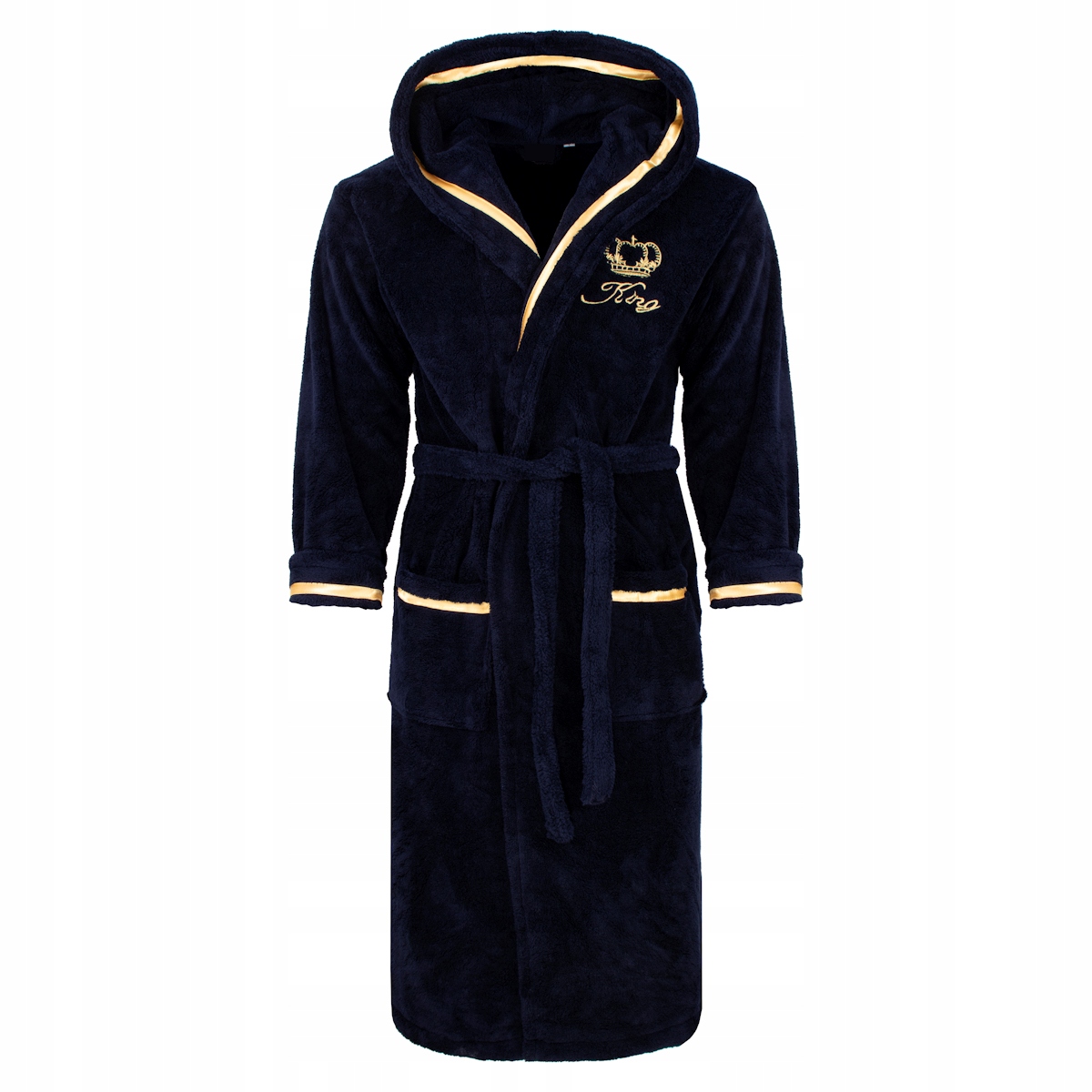 SZLAFROK Z KAPTUREM CIEPŁY GRUBY męski XL super jakość Marka inna