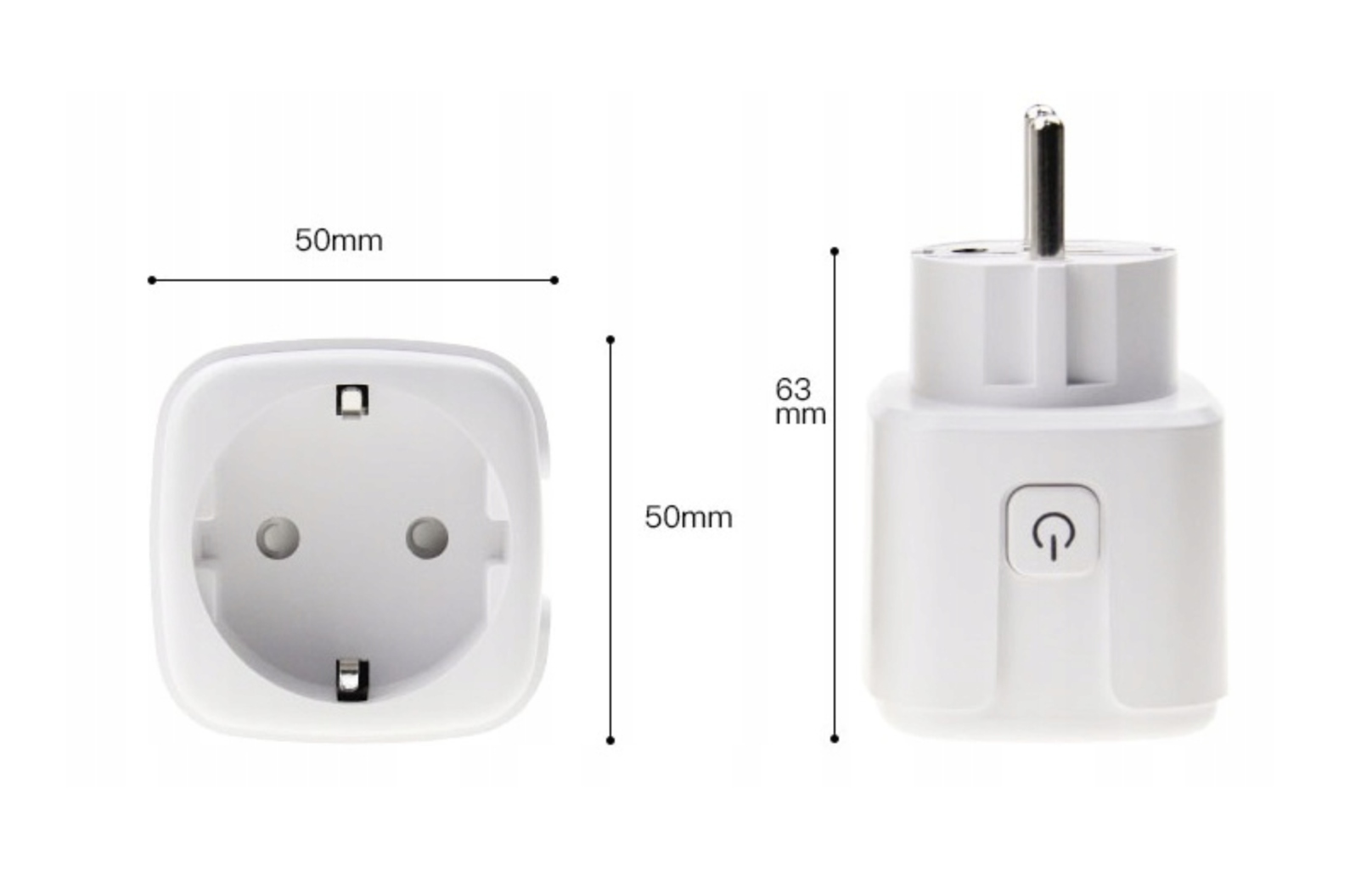 Inteligentne Gniazdko Programator Czasowy Watomierz WTYCZKA WIFI TUYA SMART EAN (GTIN) 029910719307