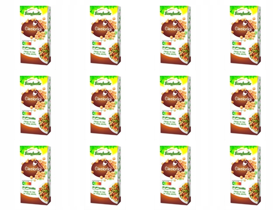 12x 160g Bonduelle Cieciorka 2x80g Karton