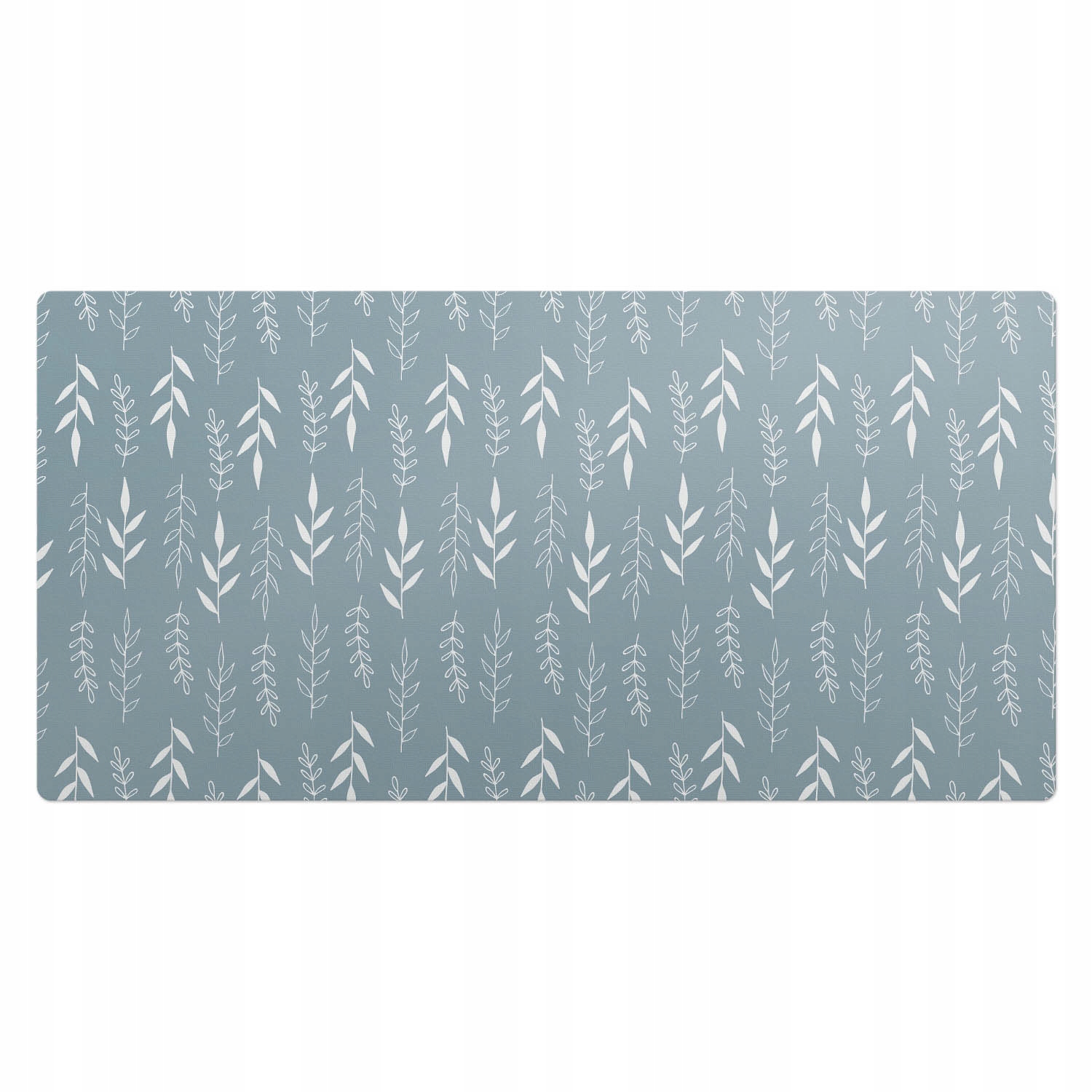 Protiskluzová podložka na psací stůl s potiskem Motiv rostlinných listů 100 x 50 cm