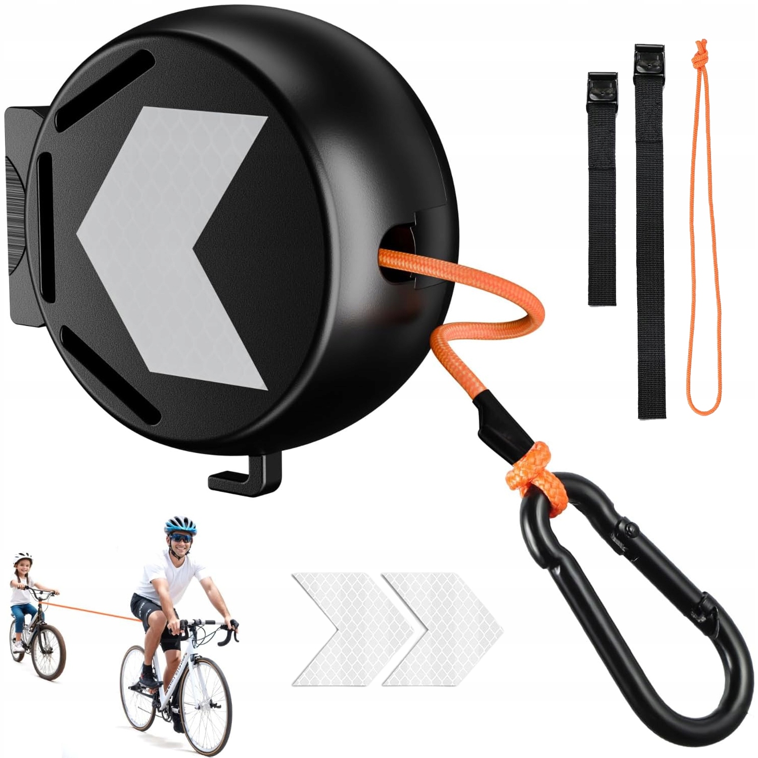 LINA DO HOLOWANIA ROWERU DLA DZIECI Z AUTOMATYCZNYM POWROTEM