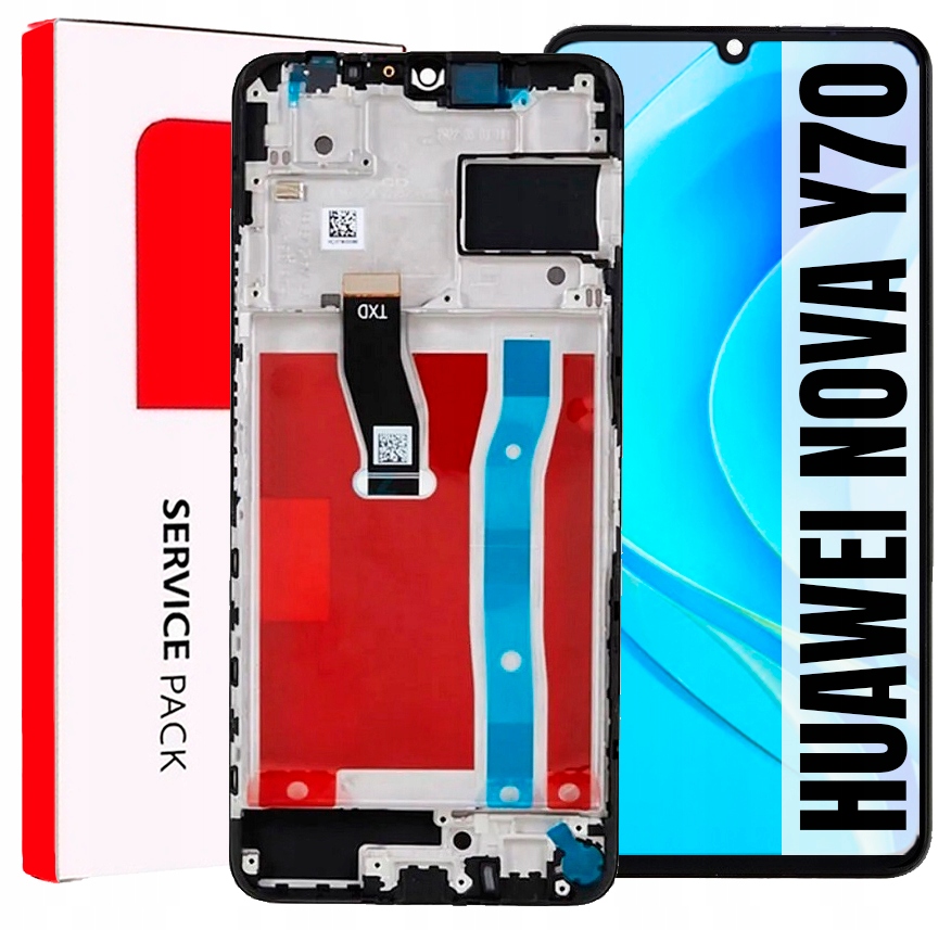 Displej Pro Huawei Nova Y70 Originál LCD Rámeček