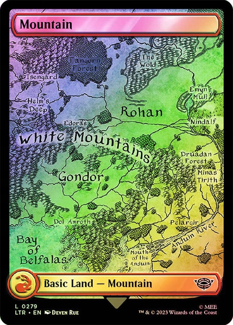 Mountain (#279) Foil Magic Ltr