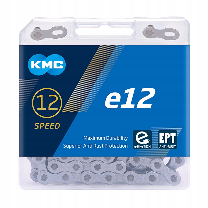 Řetěz na kolo Kmc e12 Ept 12-řadý 130 článků e-bike
