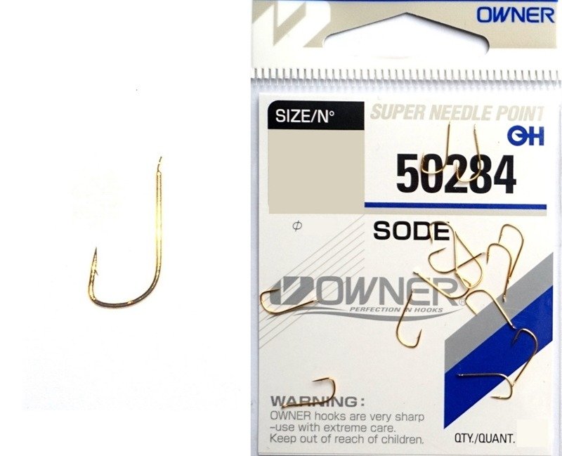haki haczyki Owner seria Sode 50284 Nr 11 gold z zadziorem