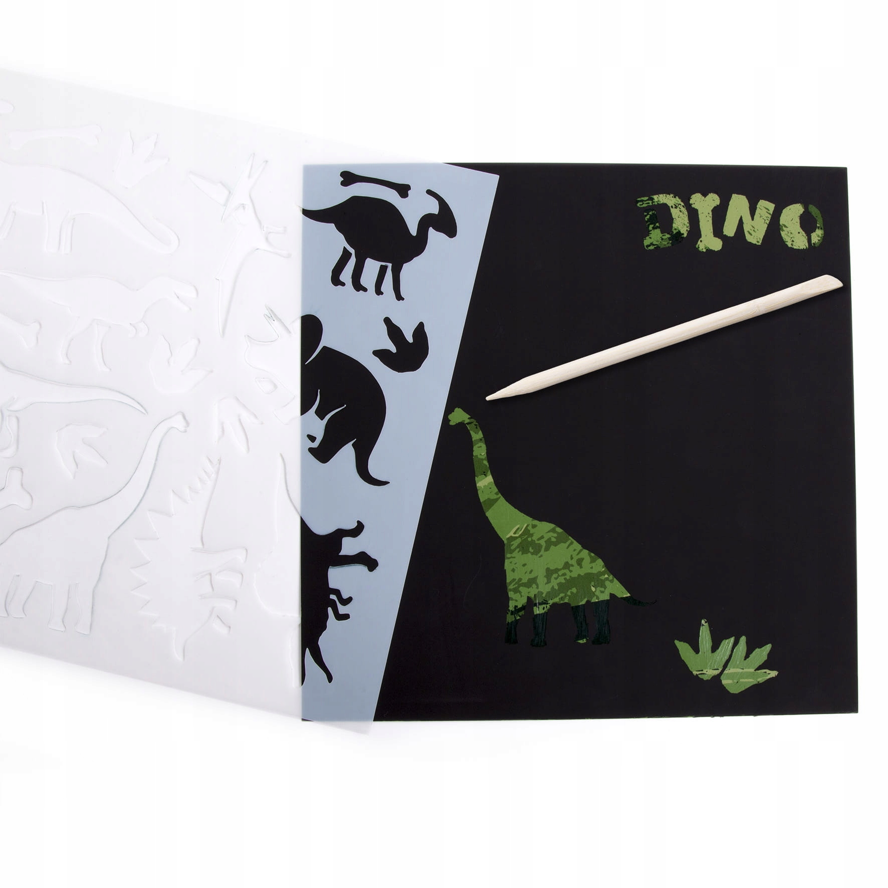 KREATYWNE WYDRAPYWANKI Z SZABLONAMI B KIDEA 0280