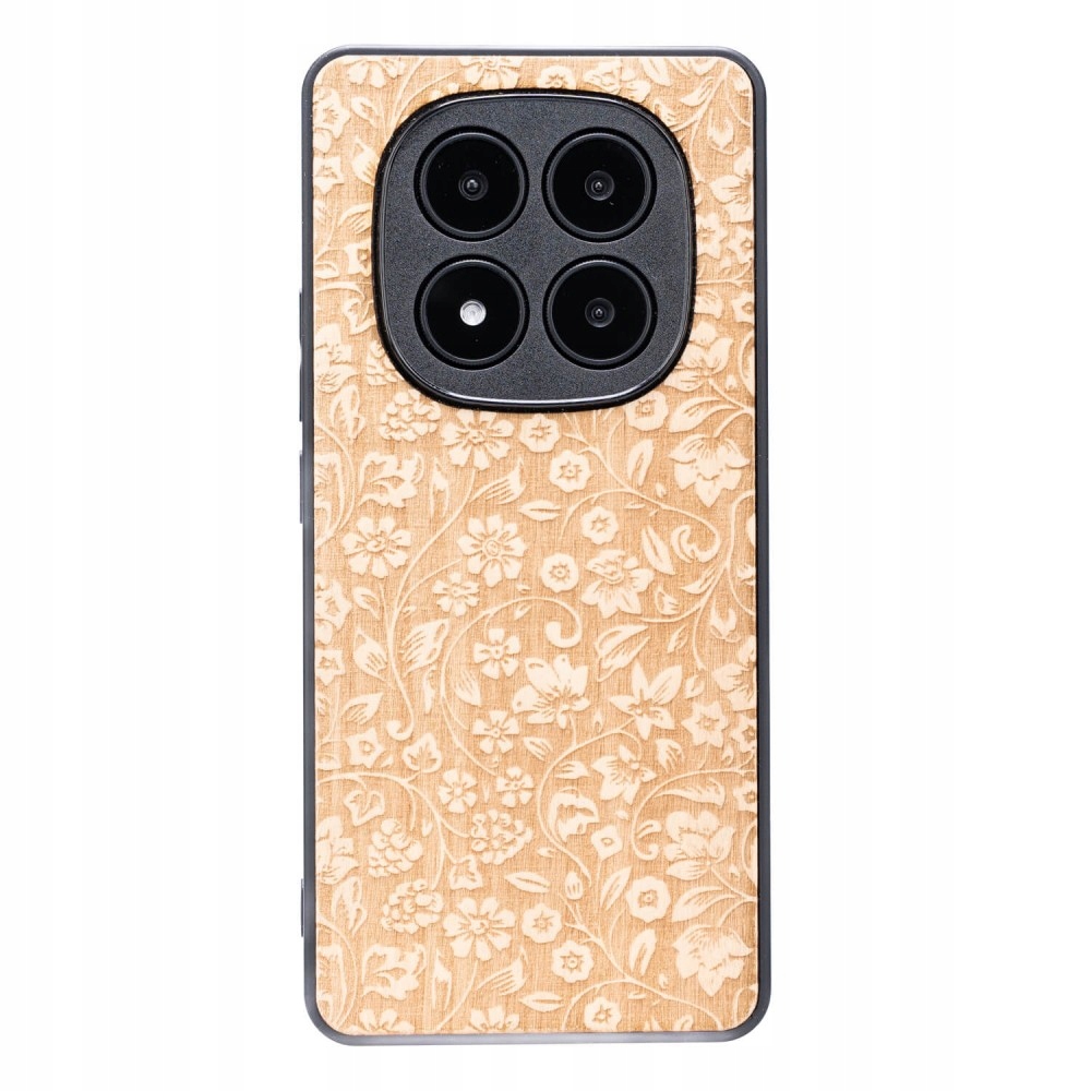 Dřevěné Pouzdro Bewood pro Xiaomi Redmi Note 14 Pro Plus 5G Květy Polní Anie