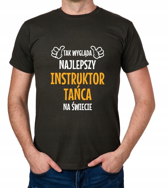 

koszulka Najlepszy Instruktor Tańca prezent