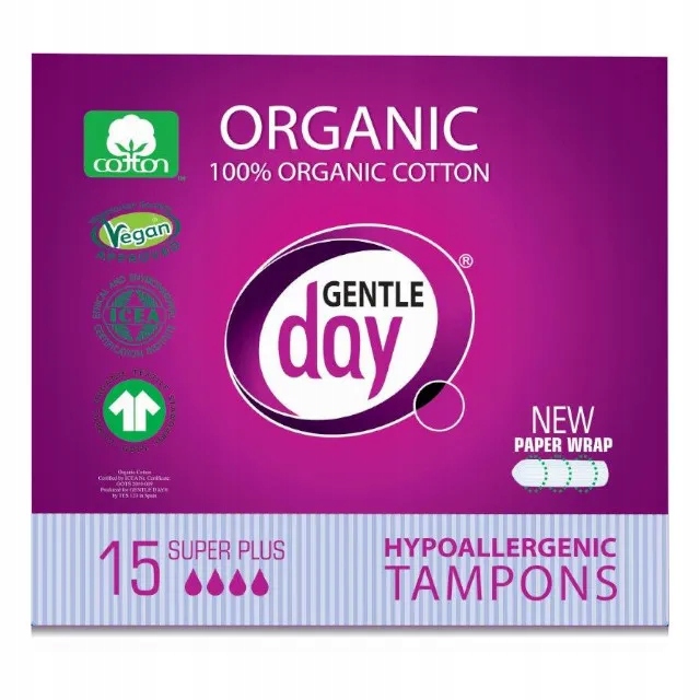 

Gentle Day Tampony Plus, 15 sztuk