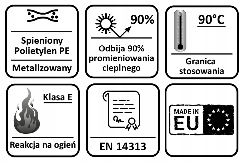 Ekran zagrzejnikowy 10000 x 500 x 3 mm Długość (mm) 10000