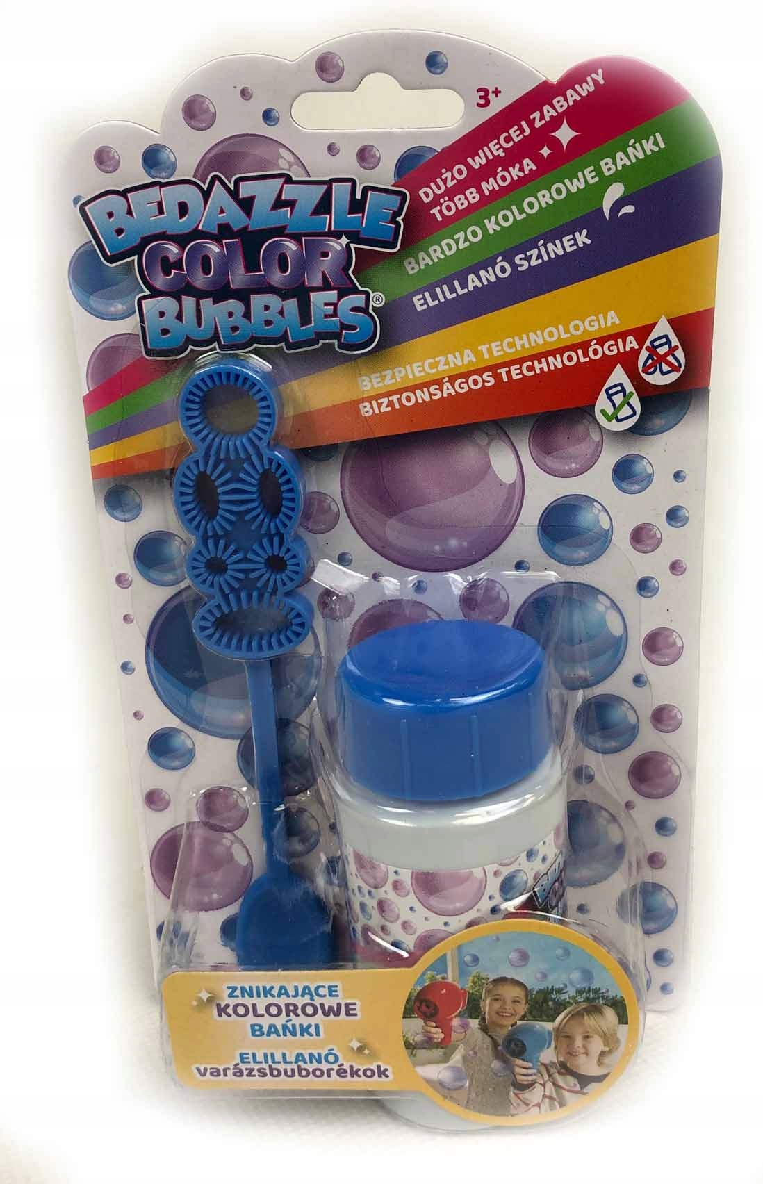 

Bańki Mydlane Bedazzle Color Bubbles Niebieskie