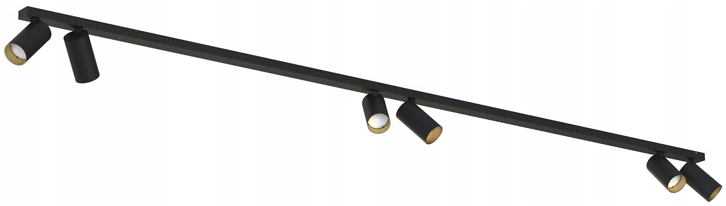 NOWODVORSKI LAMPA 7770 MONO LISTWA SUFITOWA LED CZARNO ZŁOTE REFLEKTORY
