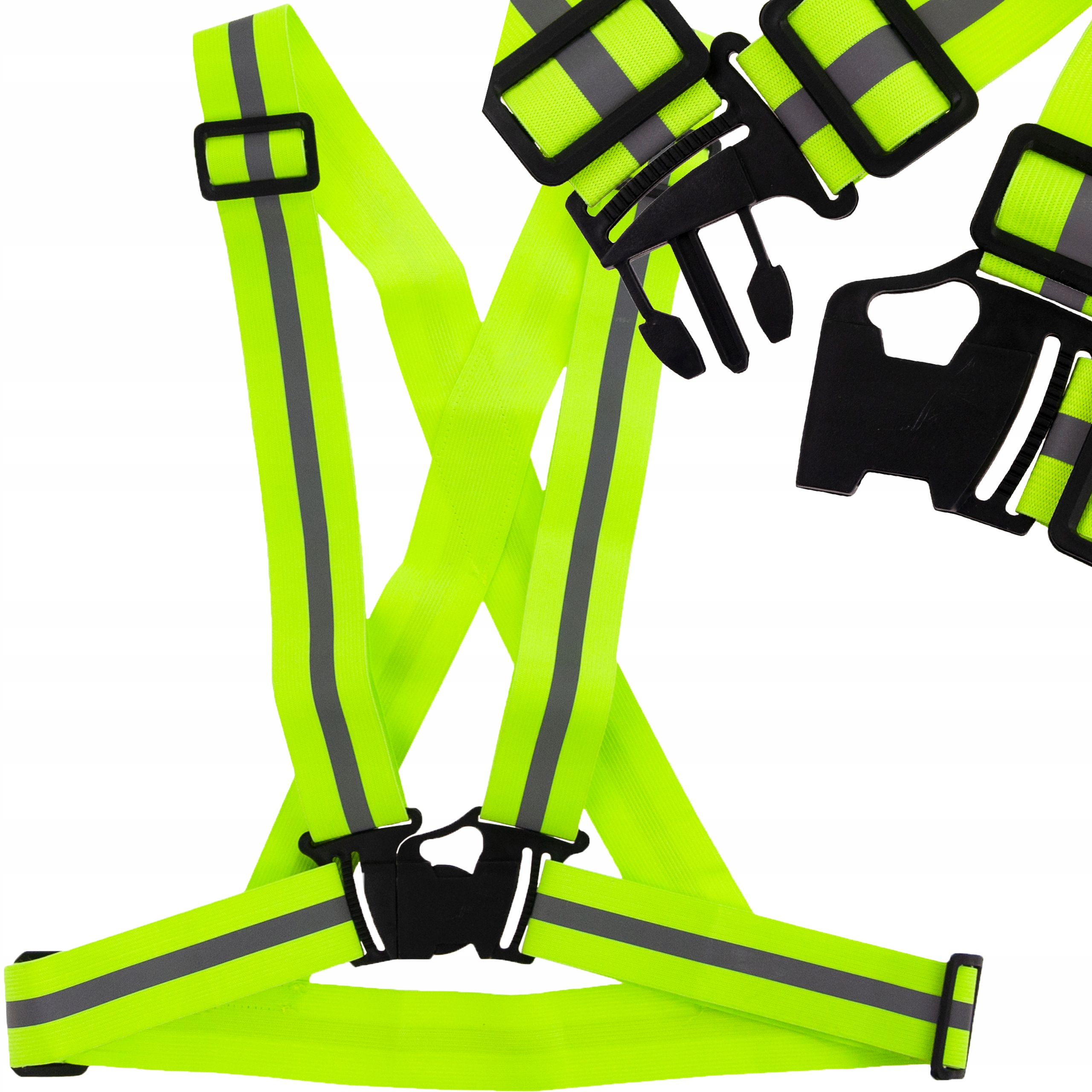 SZELKI ODBLASKOWE KAMIZELKA NA MOTOR BIEGANIE ROWER EAN (GTIN) 5901234565509