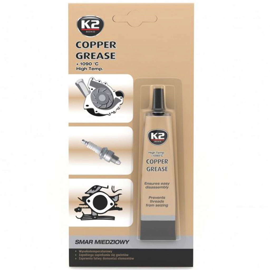 

K2 Copper Grease Smar Pasta Miedziana 20G