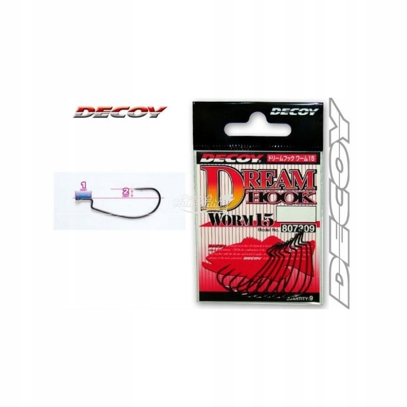Haki Decoy Worm 15 Dream Hook 2/0