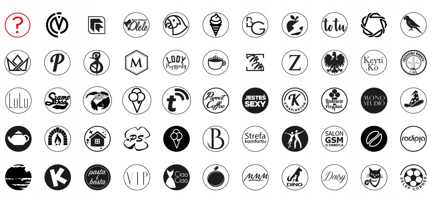 1000 + 100 szt - Naklejki na kartę stałego klienta Producent Inna