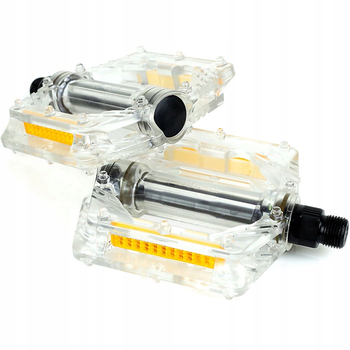 

Pedały rowerowe nylon z odblaskiem Transparentne