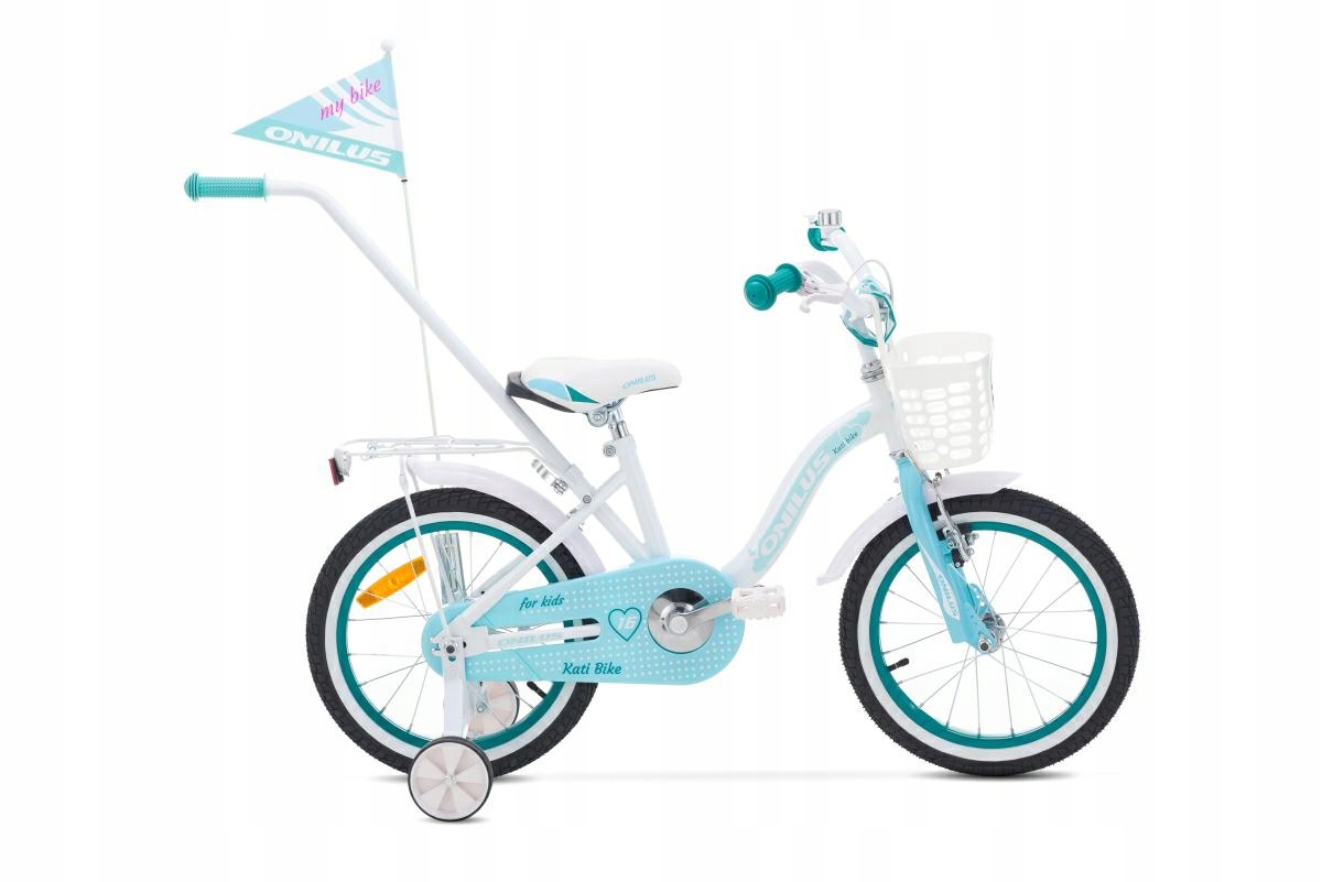 Rower Onilus 16" Kati Girl bia-ziel Biało-zielony (White-green)