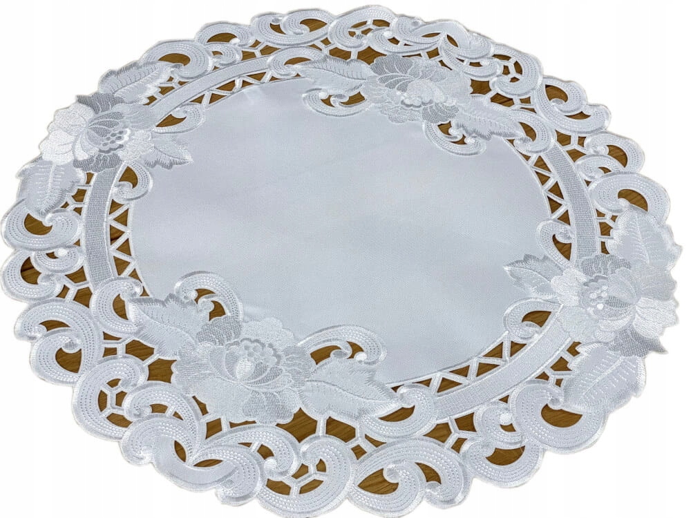 

Serweta śr. 60 cm Amelia biała