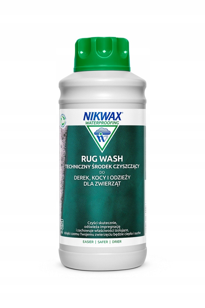Płyn do prania derek pledów odzieży koców dla zwierząt Rug Wash Nikwax 1 l