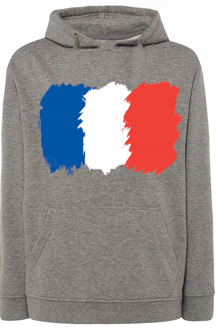 Francie Vlajka Pánská Mikina Kapuce Potisk vel. 4XL