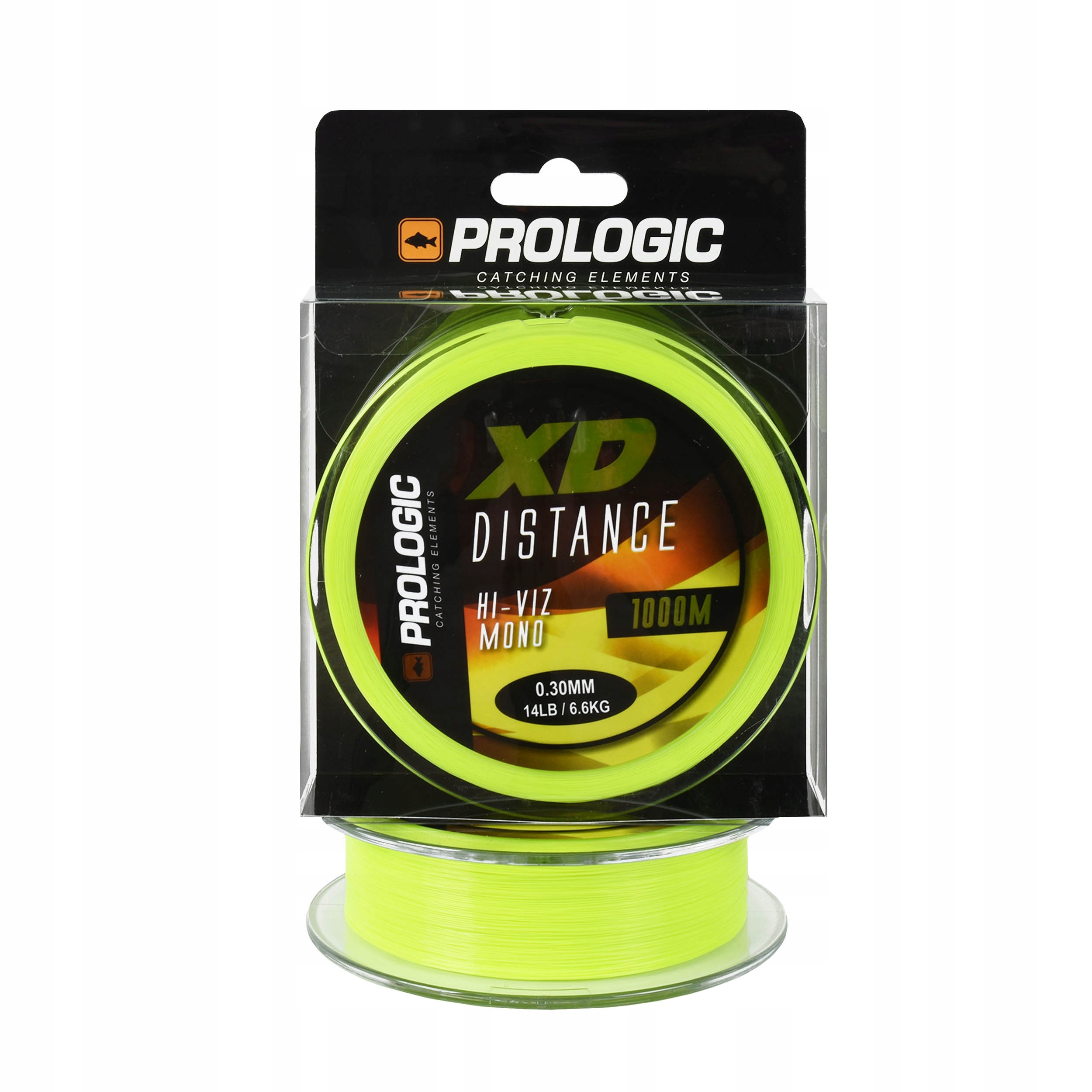 Żyłka karpiowa Prologic XD Distance 0.30mm 1000m 6,6kg limonkowy 1szt.