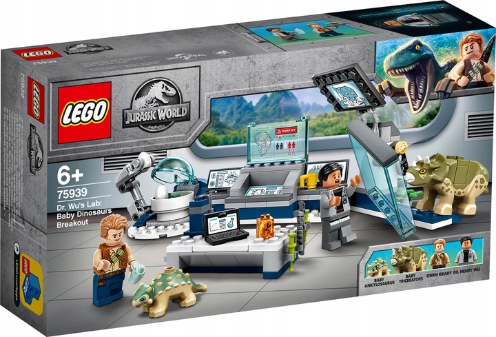 

Lego Jurassic World Laboratorium doktora Wu 75939