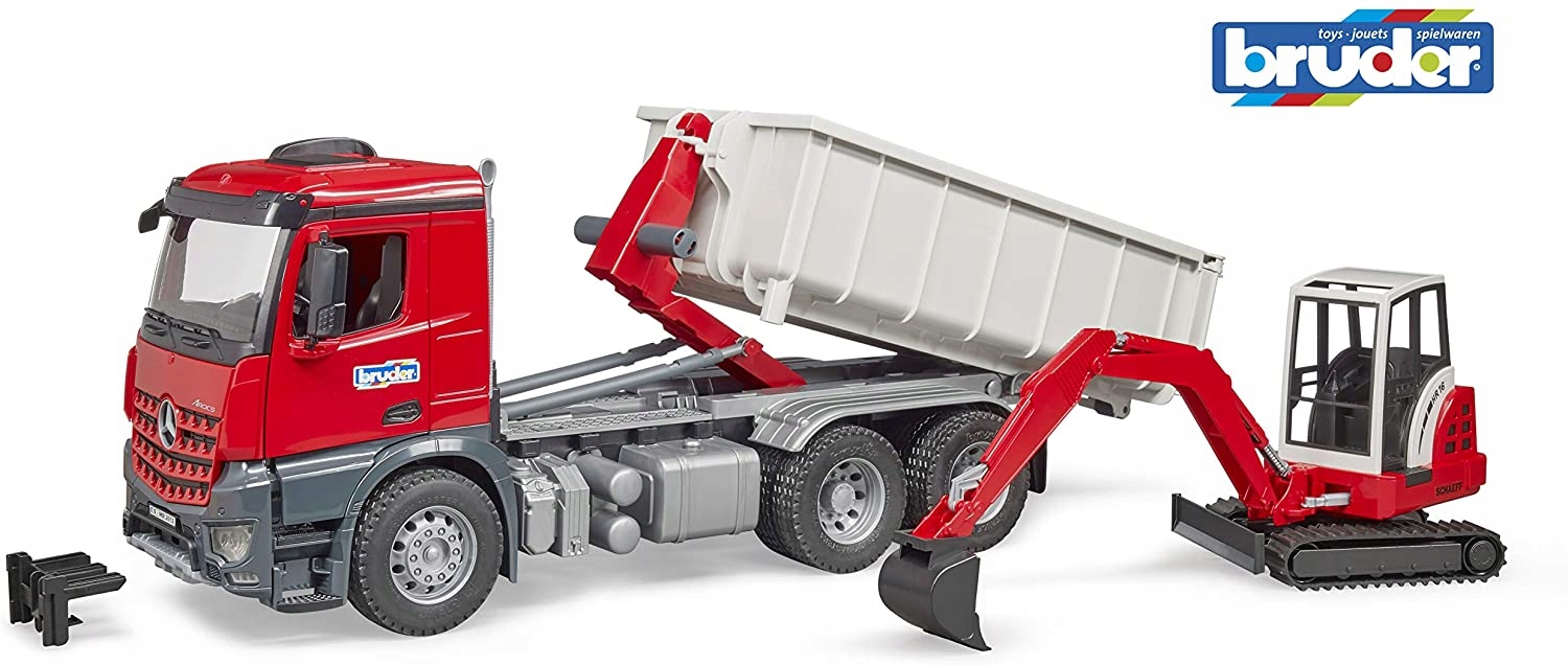 

Bruder 03624 Acros z konternerem i mikrokoparką