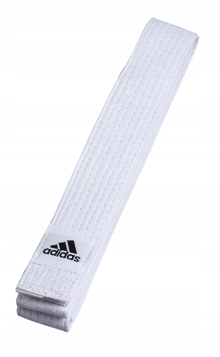 Pas Karate Taekwondo Judo Adidas biały 260 cm